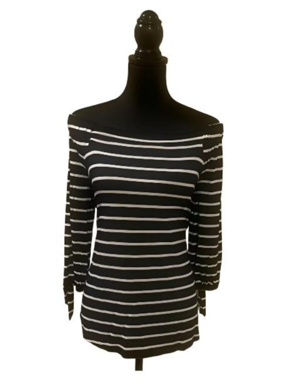 Striped Off-The-Shoulder Blouse